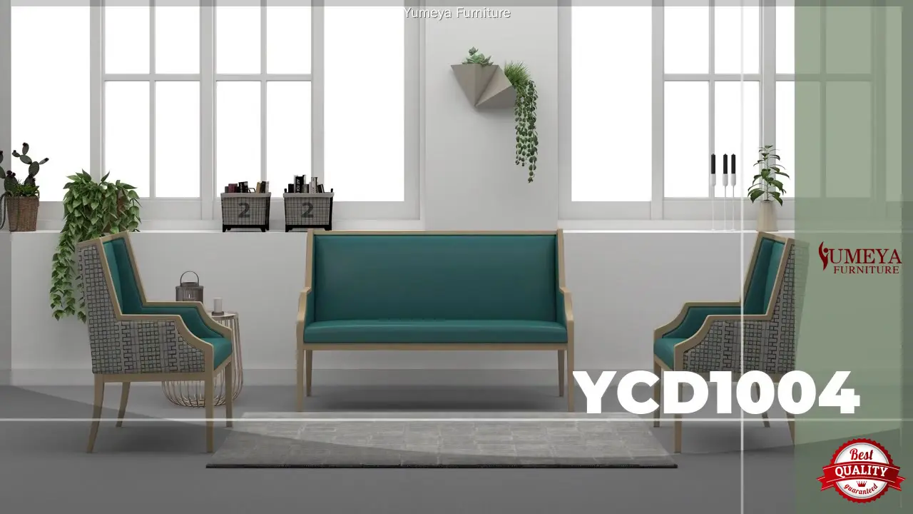 Yumeya Furniture Squama Custom optimus Stibadium lectum ad senes comitatu 1