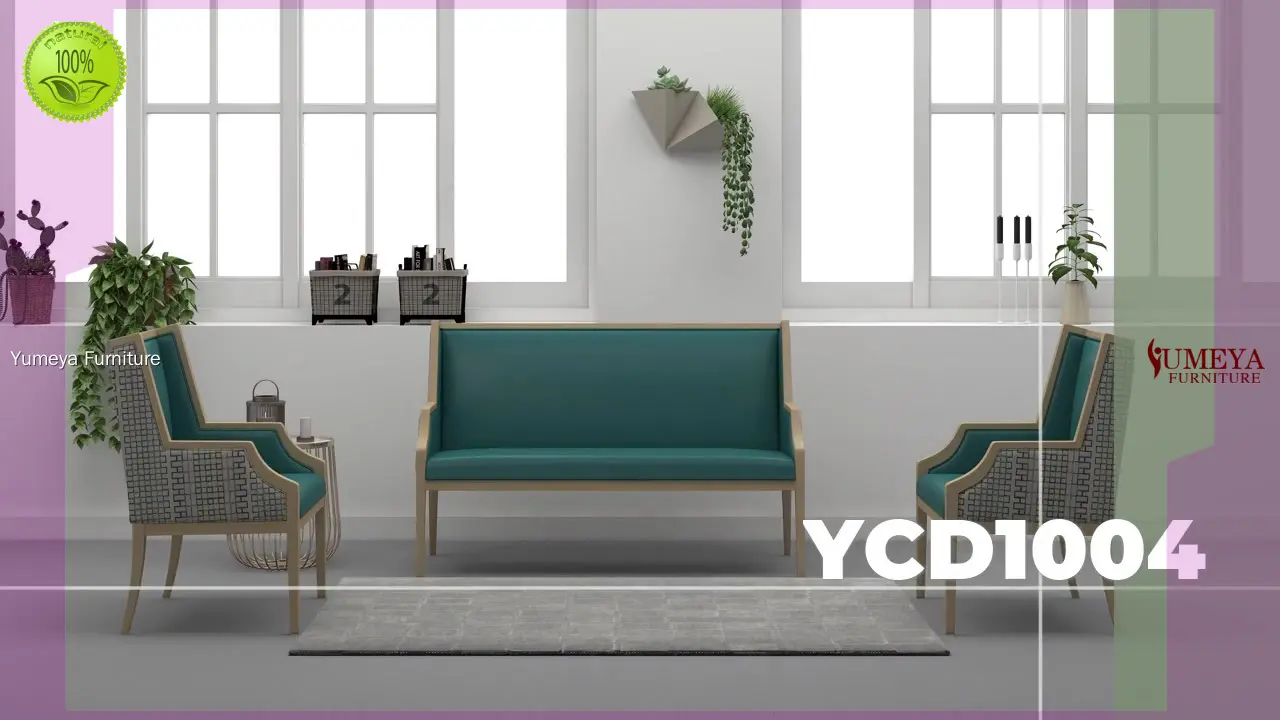 Yumeya Furniture Squama OEM / ODM Duo Seater OMNI 1