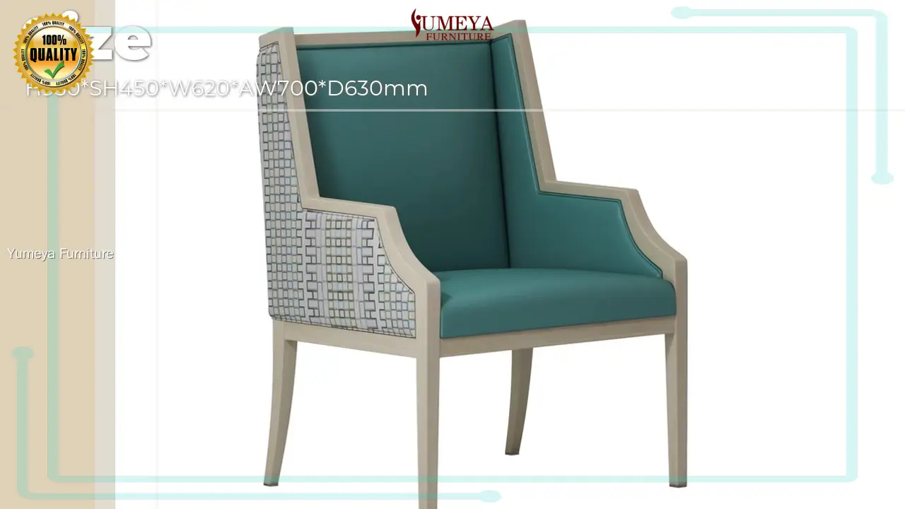 Yumeya Furniture Squama Consuetudinem Stibadium Seater pro Senior vivi Supplier 1