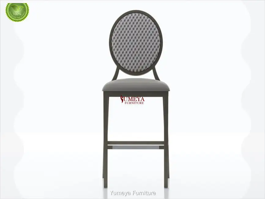 Stool counter sing nyaman karo mburi kanggo wong tuwa ing rega Grosir | Yumeya Furniture 1