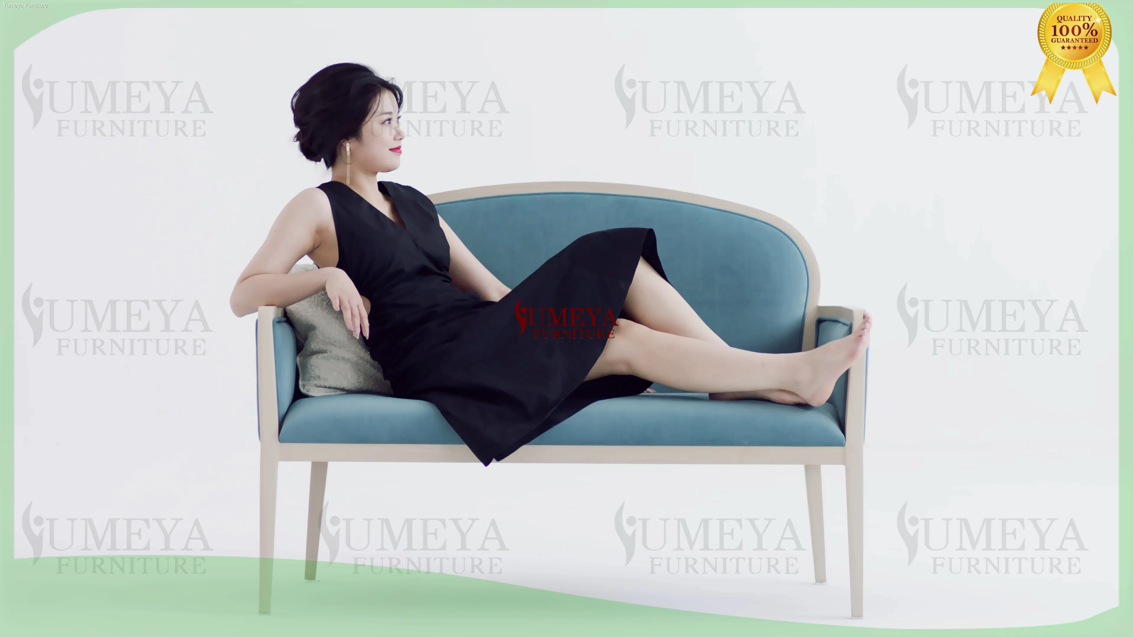 Brugerdefineret 2 -personers sofaforsyningsproducent | Yumeya Furniture 1