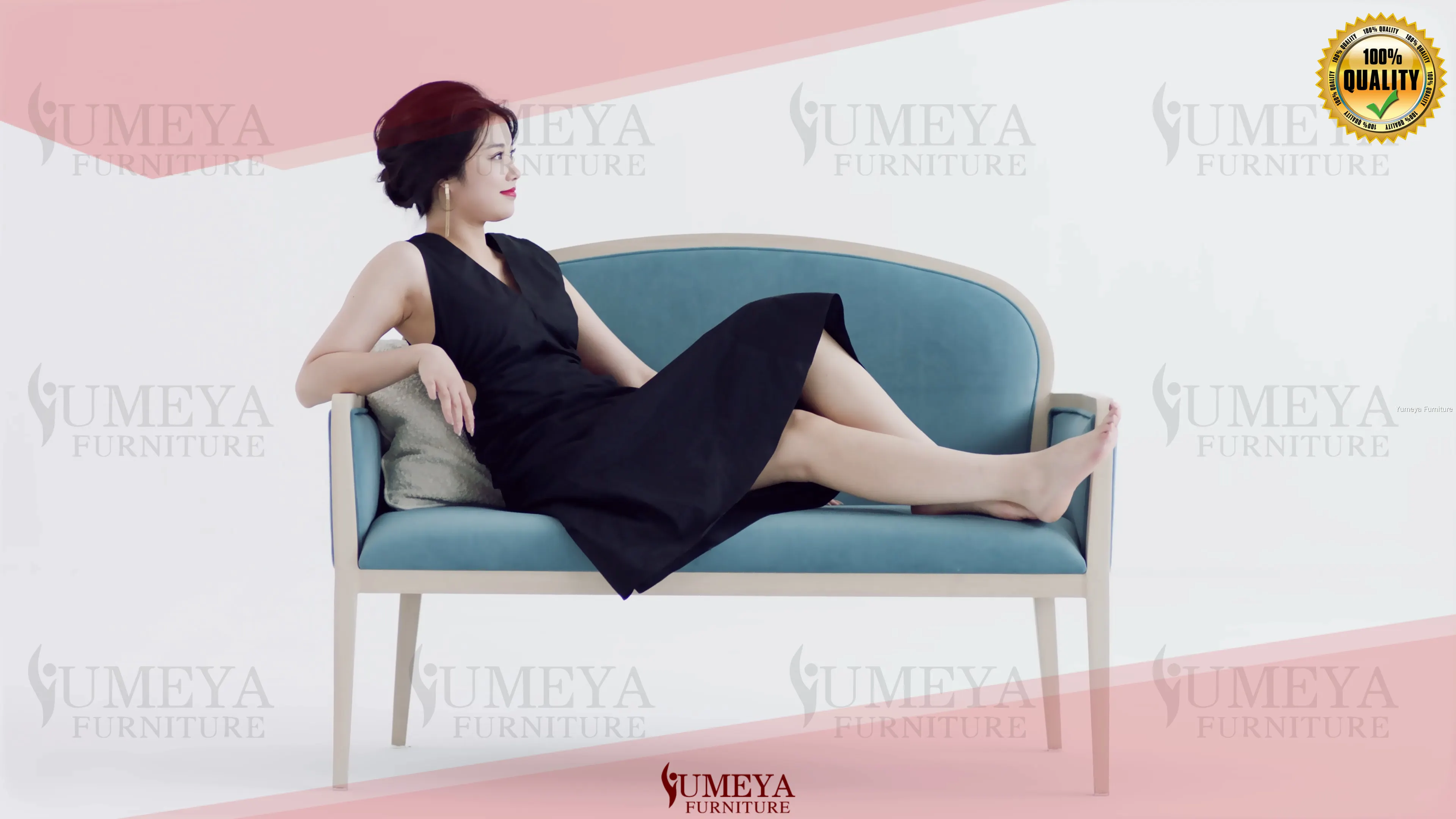 Perusahaan Top 2 Seater Love Seat Love | Yumeya Furniture 1