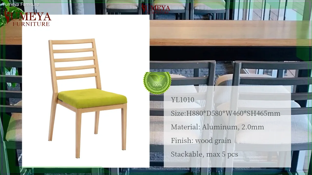 Yumeya Furniture | Bulk armless dining room chairs supplier 1